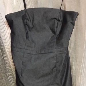 Strapless Denim like dress